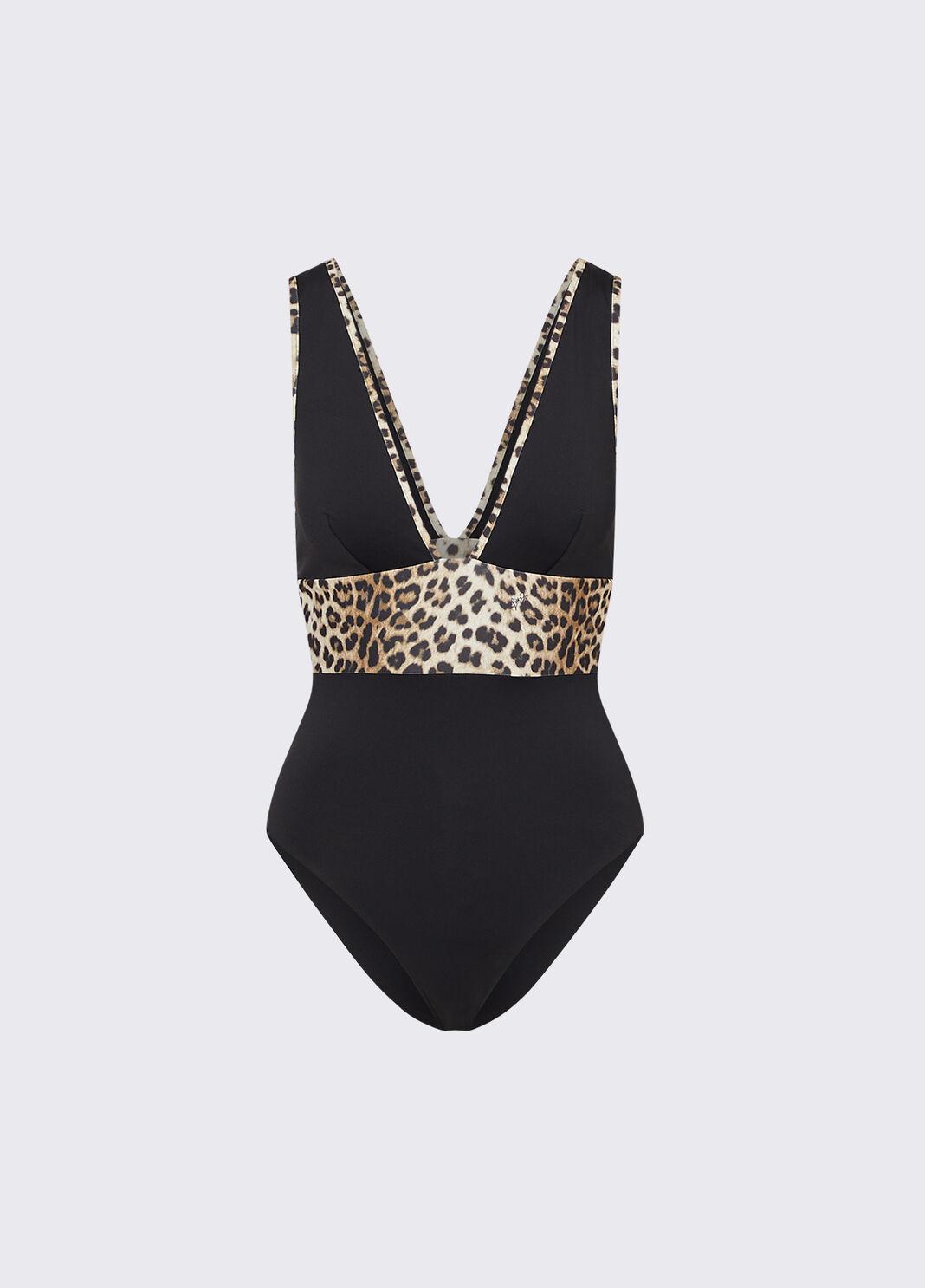 Badeanzug mit Animal-Einsatz Schwarz/Animal Liu Jo - large image number 6