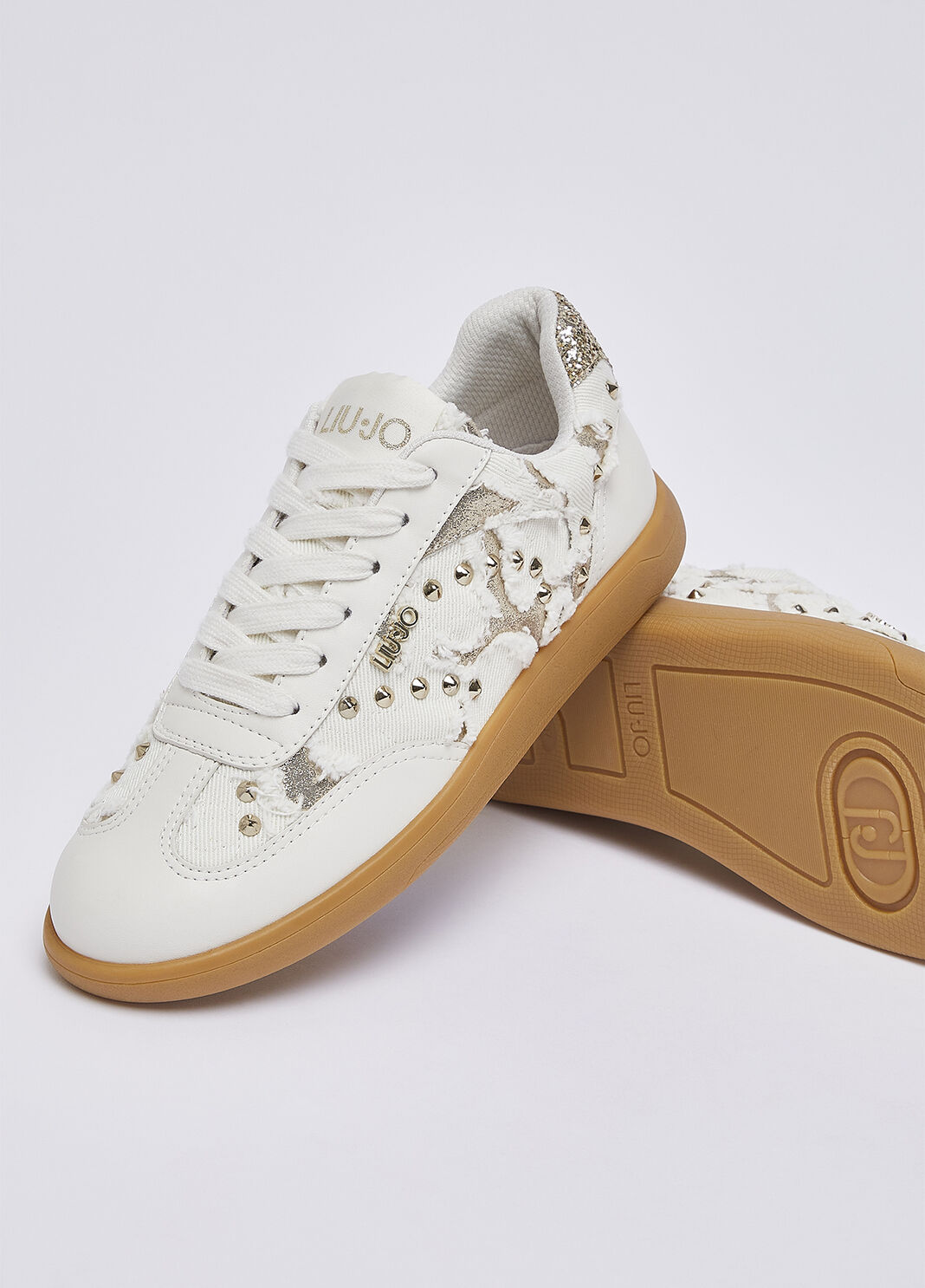Studded sneakers milky white Liu Jo - large image number 7