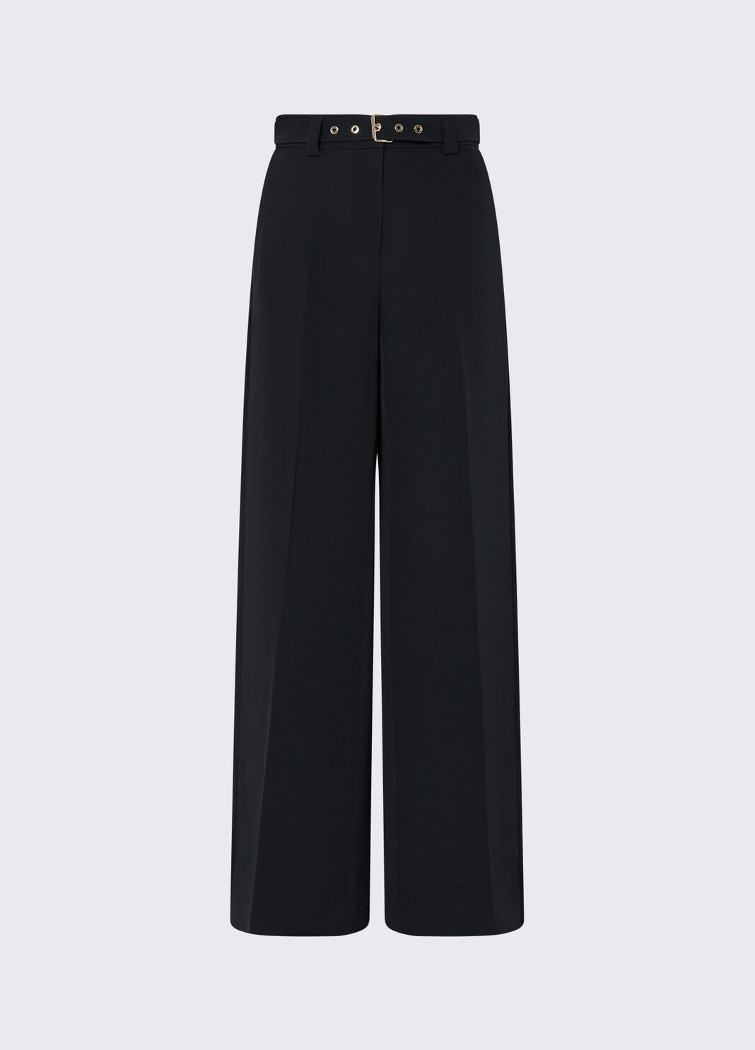 Trousers wide-leg with belt black Liu Jo - large image number 6