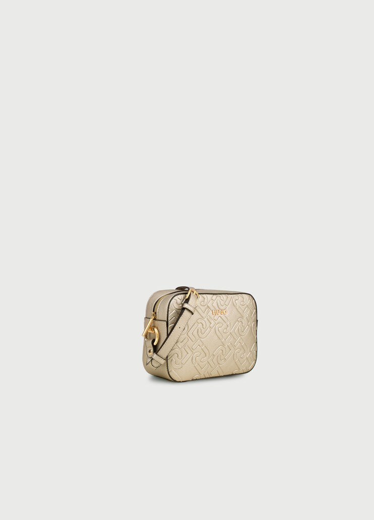 Crossbody bag with logo Light gold Liu Jo - large image number 2 Crossbody bag with logo Light gold Liu Jo - large image number 2