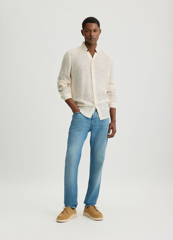 Jean slim en coton effet usé bleu Liu Jo - medium