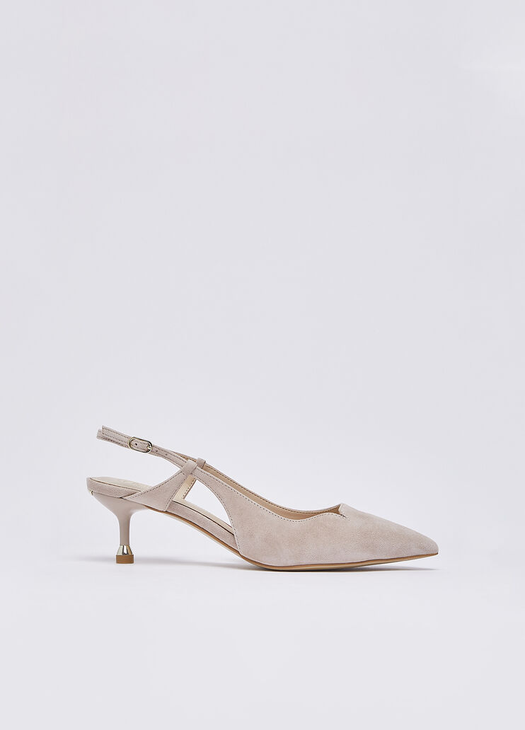 Slingback in camoscio bianco Liu Jo - medium