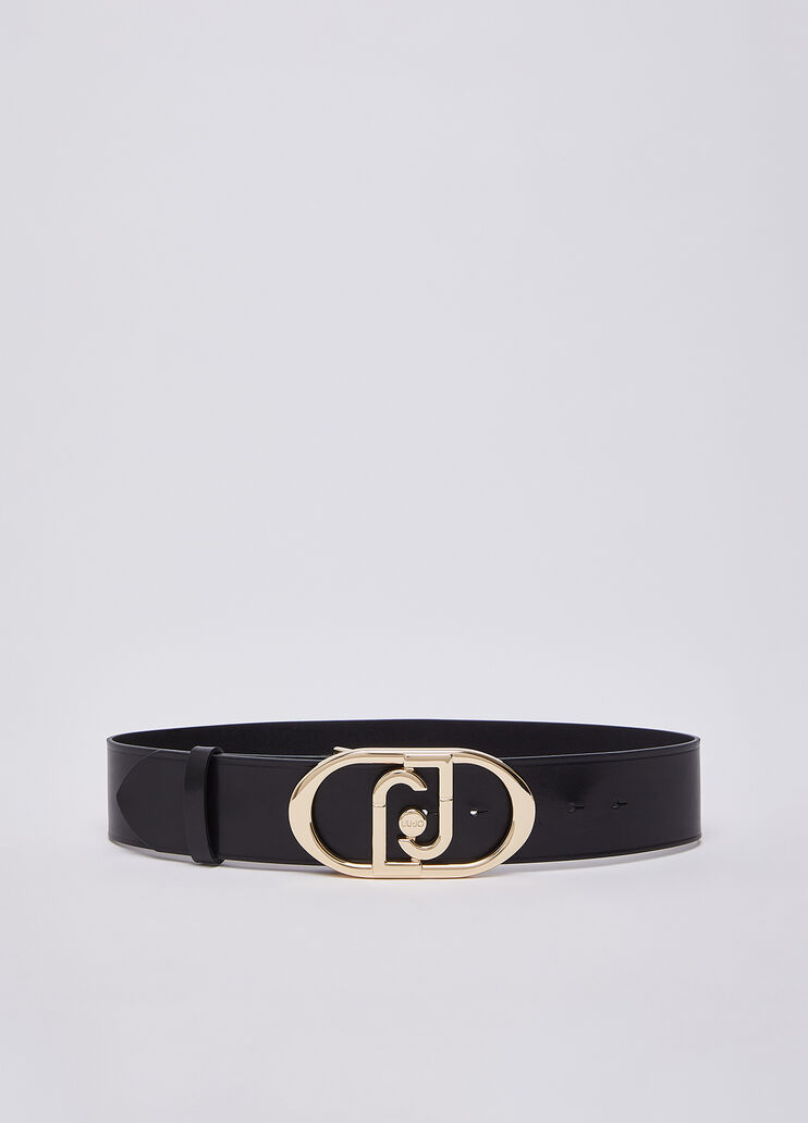 Leather Bustier Belt black/gold Liu Jo - medium