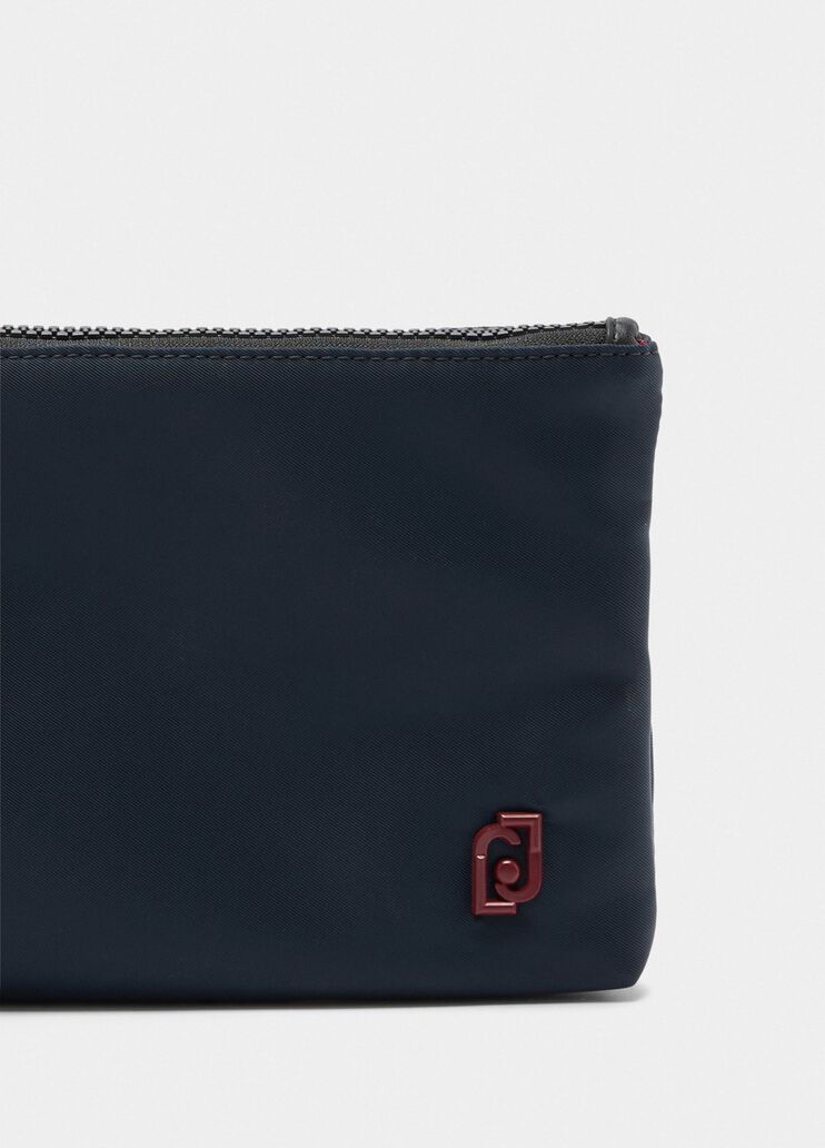 Pochette en nylon gris foncé Liu Jo - large image number 4
