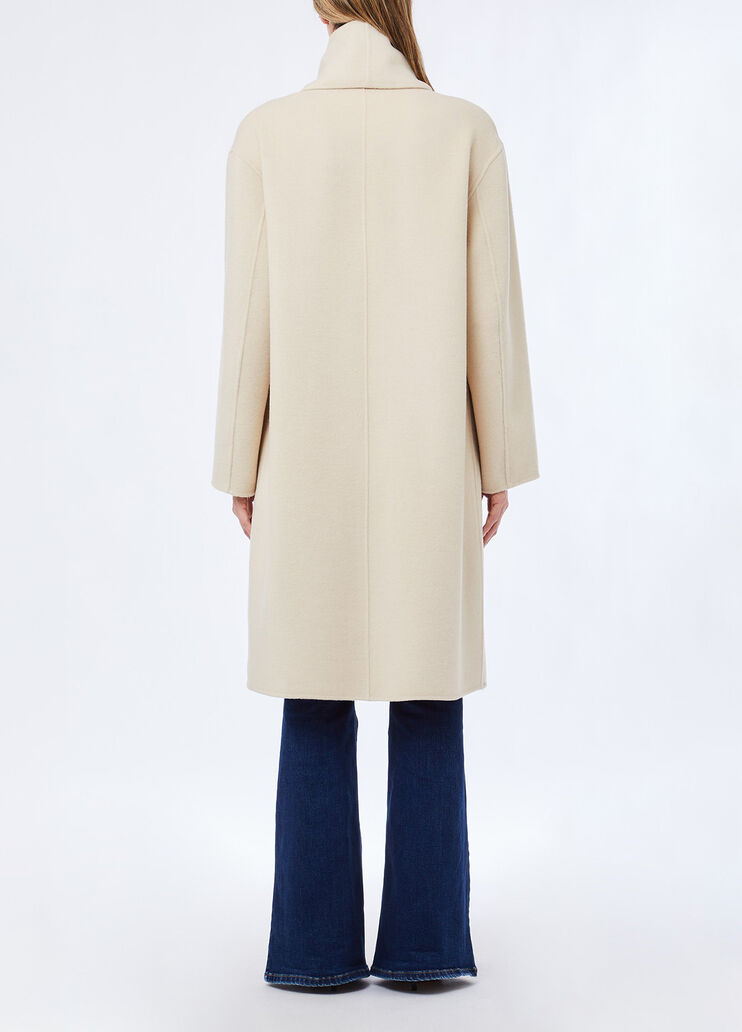 Wool coat with scarf light beige Liu Jo - medium