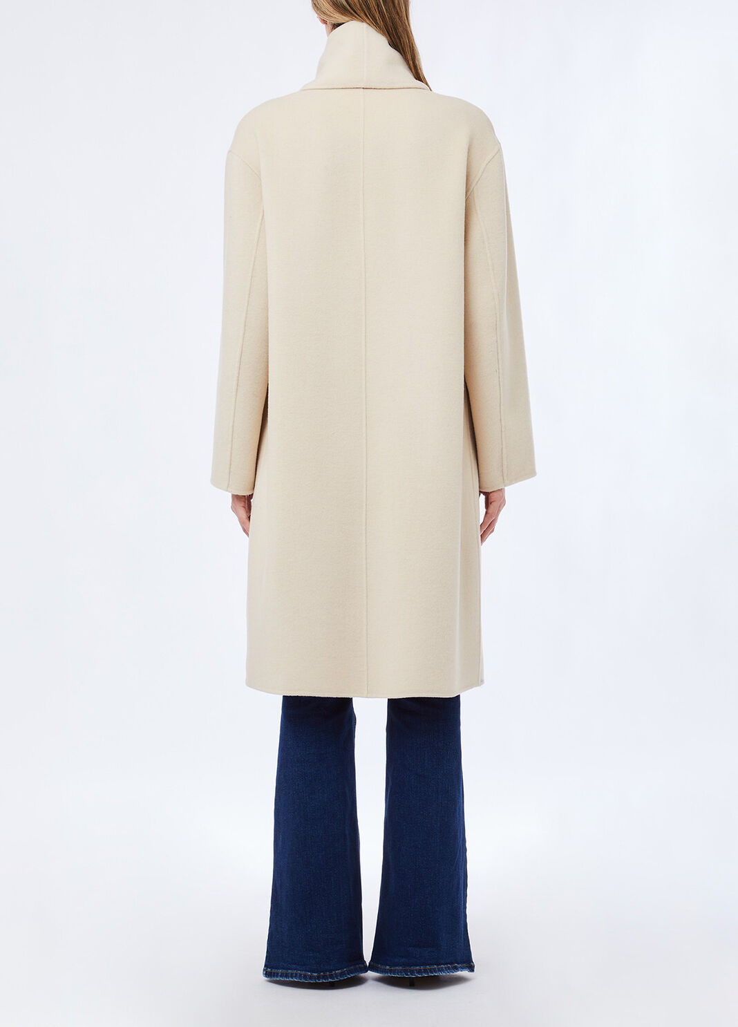 Wool coat with scarf light beige Liu Jo - large image number 1