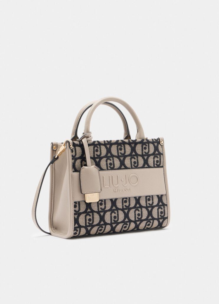 Small jacquard bag dark grey Liu Jo - large image number 2