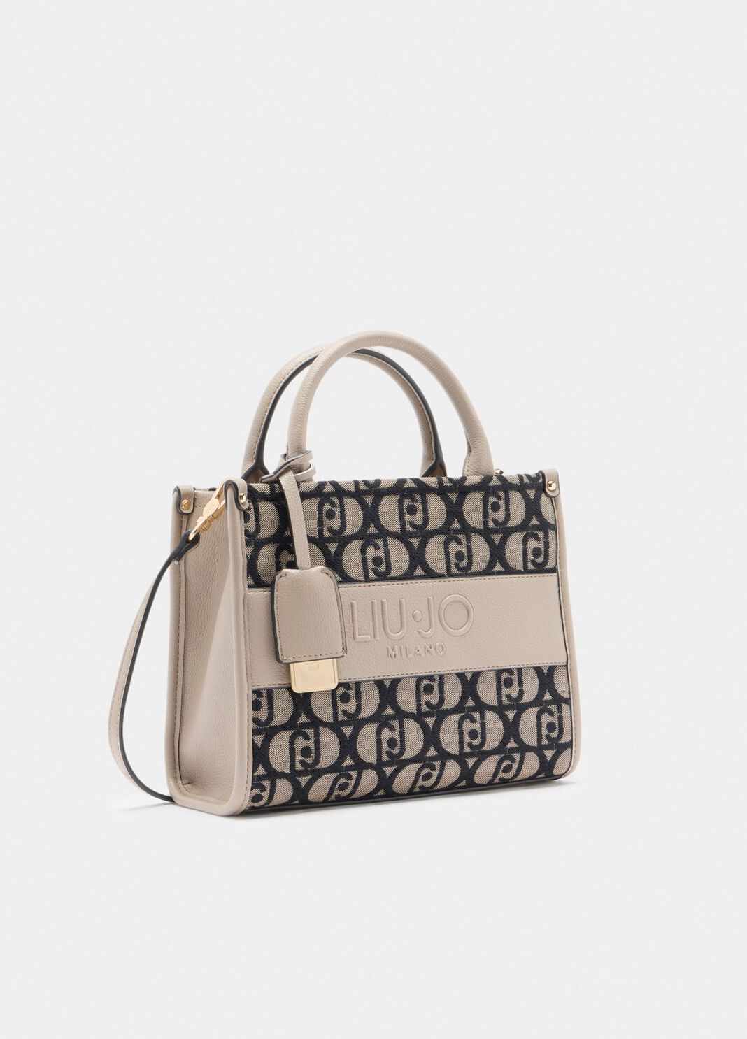 Small jacquard bag dark grey Liu Jo - large image number 2