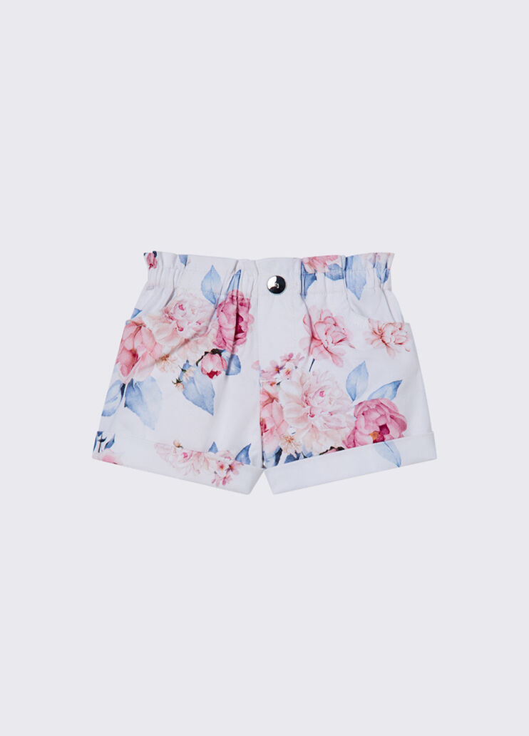 Floral shorts white with flowers Liu Jo - medium