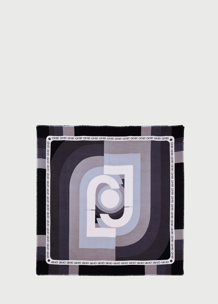 Colour block foulard Black Liu Jo - large image number 0