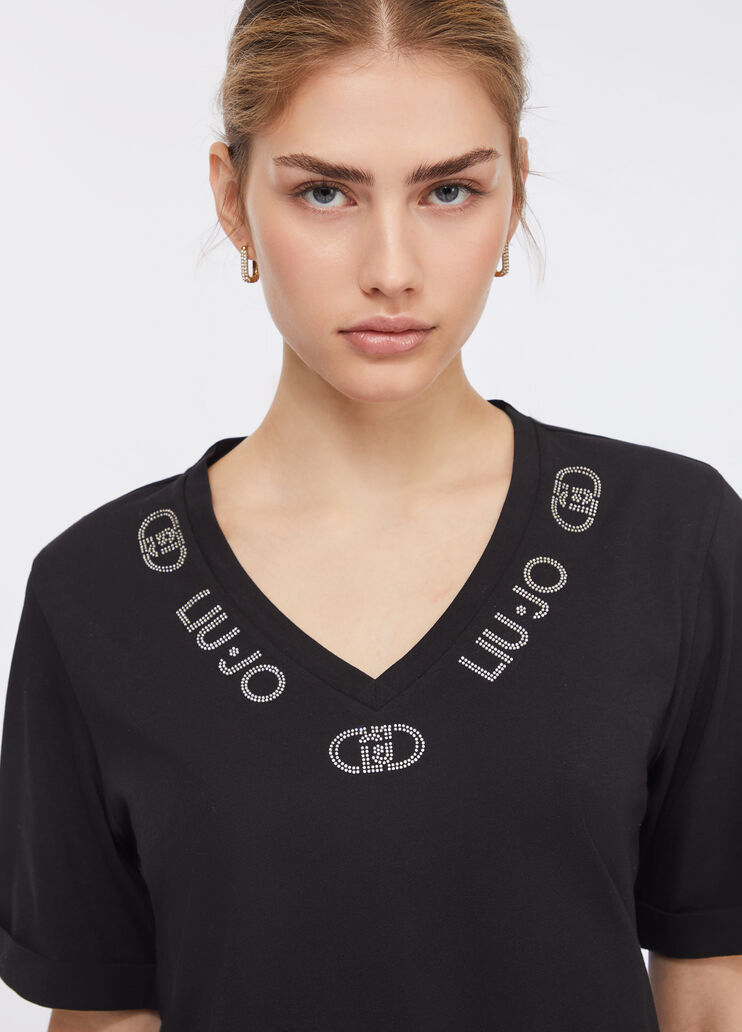 T-Shirt Liu Jo Better Schwarz Liu Jo - medium