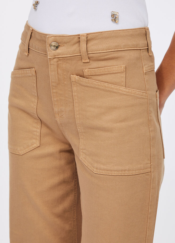 Carrot-fit high-rise trousers cumin Liu Jo - large image number 3