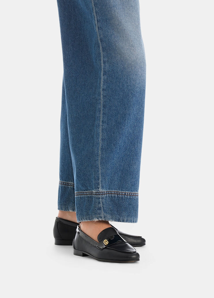 Leather moccasins black Liu Jo - large image number 0