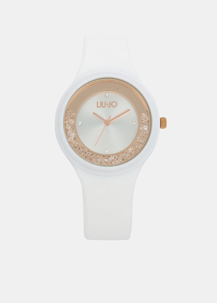 Silicone watch white Liu Jo - large image number 0 Silicone watch white Liu Jo - large image number 0