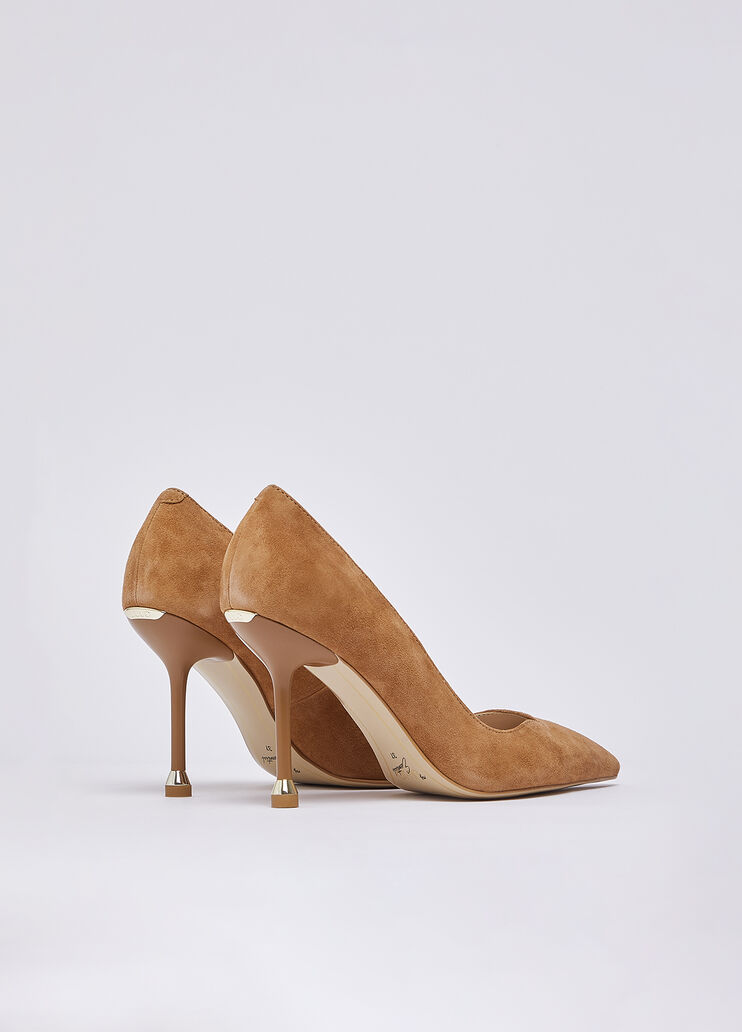 Suede court shoes camel Liu Jo - large image number 2