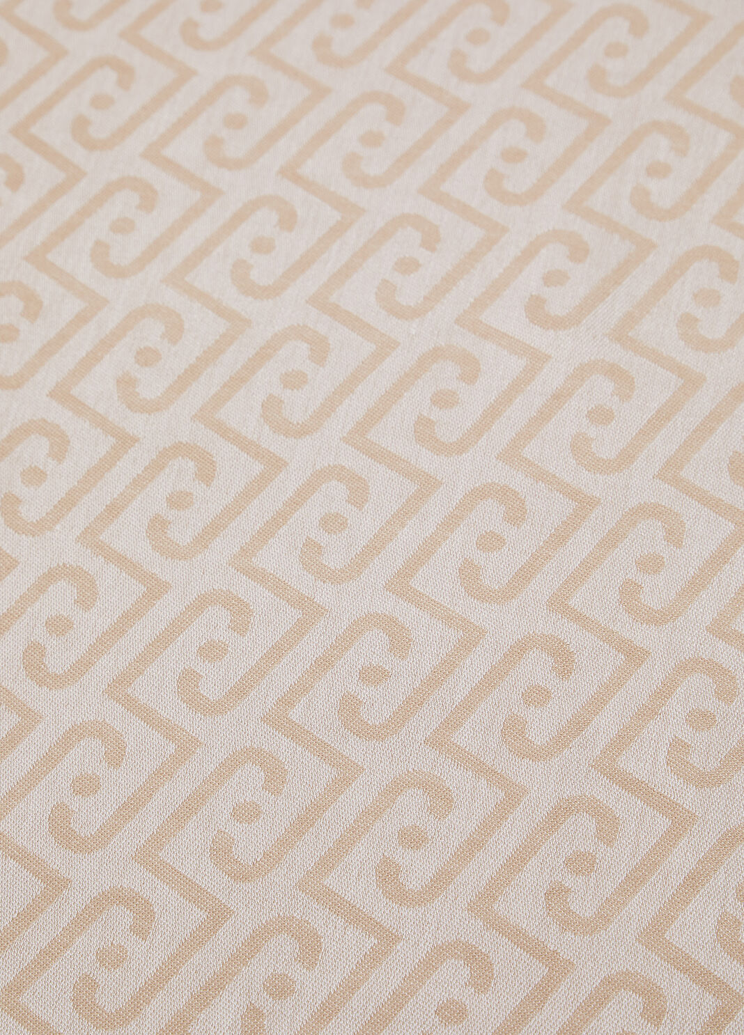 Foulard con logo jacquard sabbia Liu Jo - large image number 2