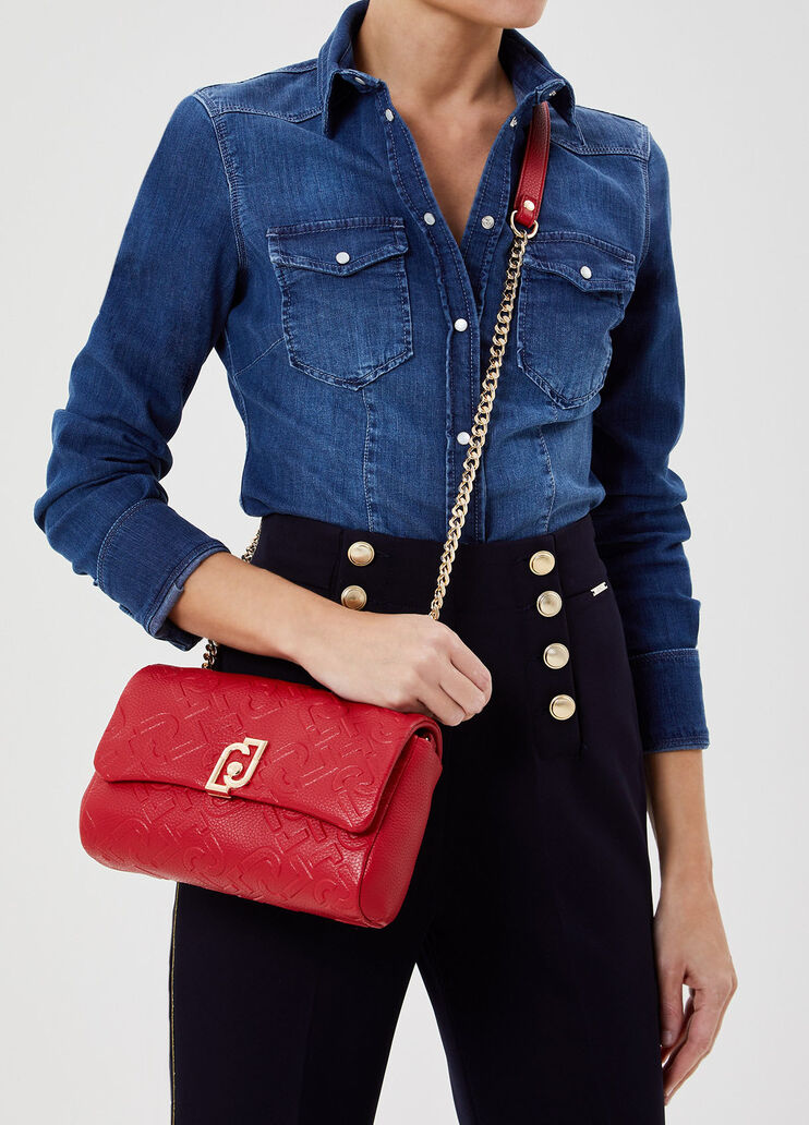 Umhängetasche mit Logo Rot Liu Jo - large image number 1 Umhängetasche mit Logo Rot Liu Jo - large image number 1