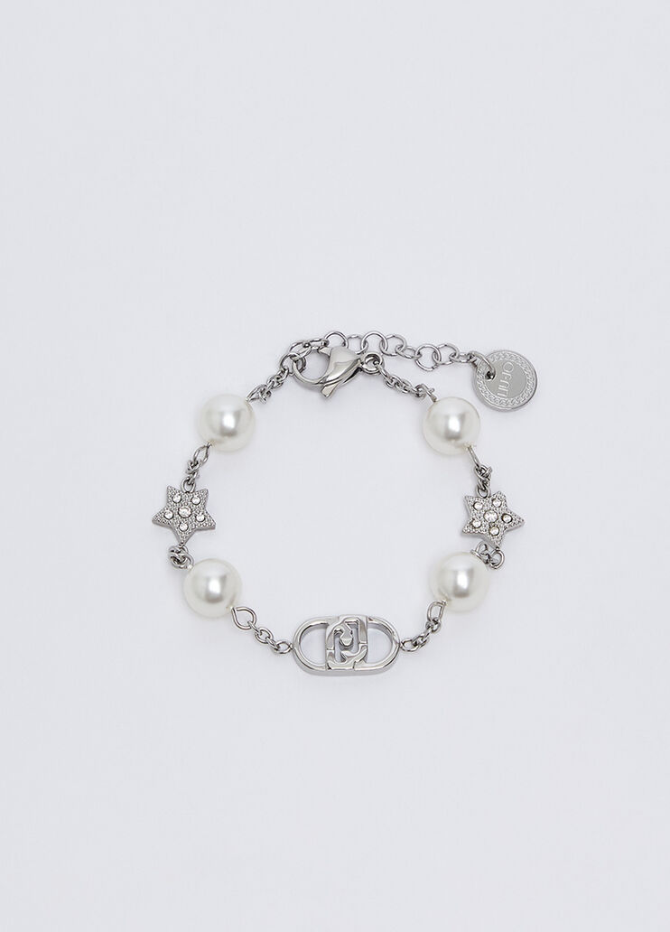 Perlenarmband wei&szlig; Liu Jo - medium