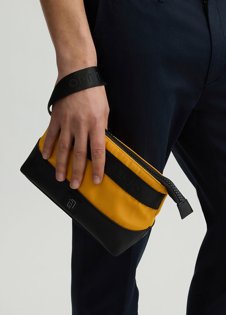 Two-tone toiletry bag yellow Liu Jo - medium Two-tone toiletry bag yellow Liu Jo - medium