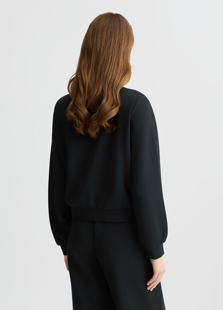 Scuba sweatshirt black Liu Jo - large image number 1 Scuba sweatshirt black Liu Jo - large image number 1
