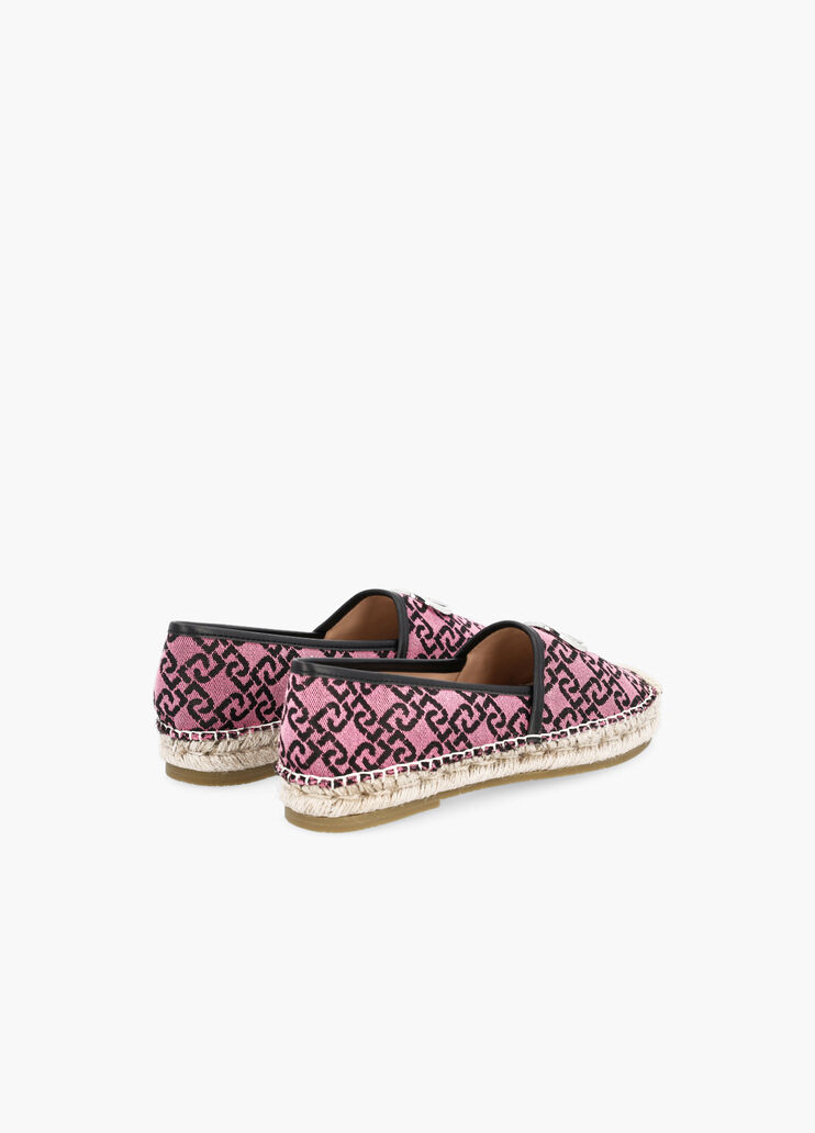 Espadrille mit Jacquard-Logo Dunkelrosa Liu Jo - large image number 0 Espadrille mit Jacquard-Logo Dunkelrosa Liu Jo - large image number 0