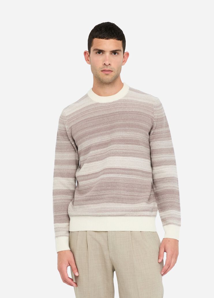 Striped wool and cashmere jumper beige Liu Jo - medium Striped wool and cashmere jumper beige Liu Jo - medium