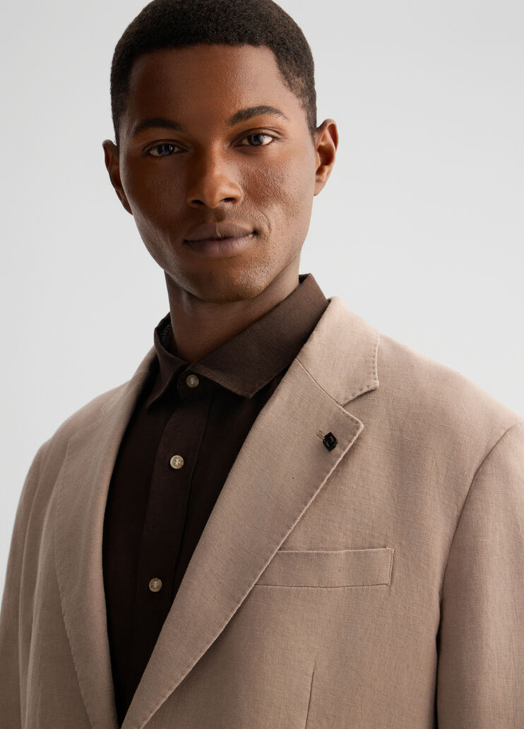 100% linen beige blazer beige Liu Jo - large image number 3 100% linen beige blazer beige Liu Jo - large image number 3