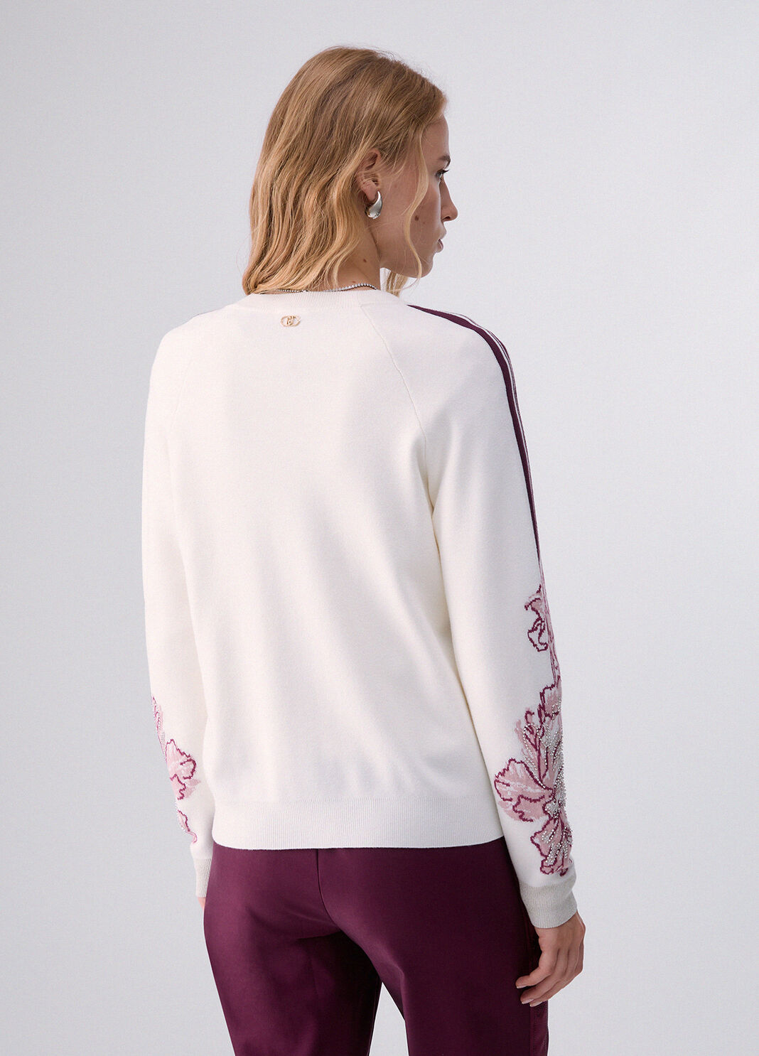 Jacquard Cardigan white Liu Jo - large image number 1