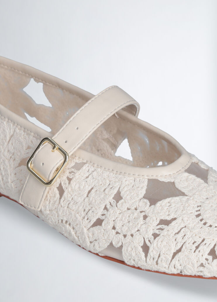 Macramé lace ballet flats cream Liu Jo - medium Macramé lace ballet flats cream Liu Jo - medium