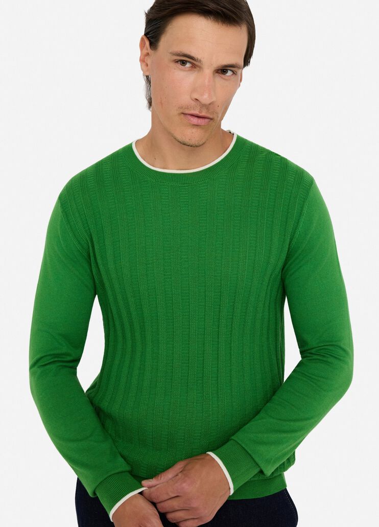 Cotton and silk jumper green Liu Jo - large image number 2