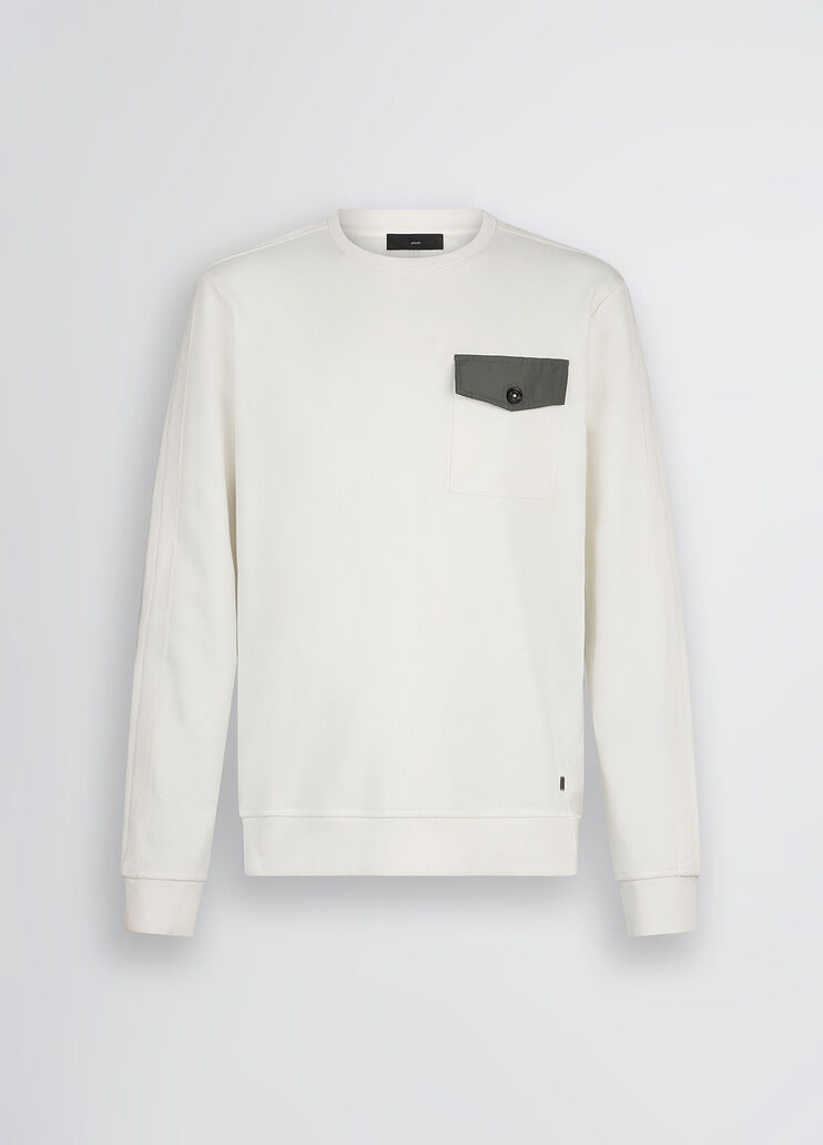 White sweatshirt with pocket white Liu Jo - large image number 6 White sweatshirt with pocket white Liu Jo - large image number 6