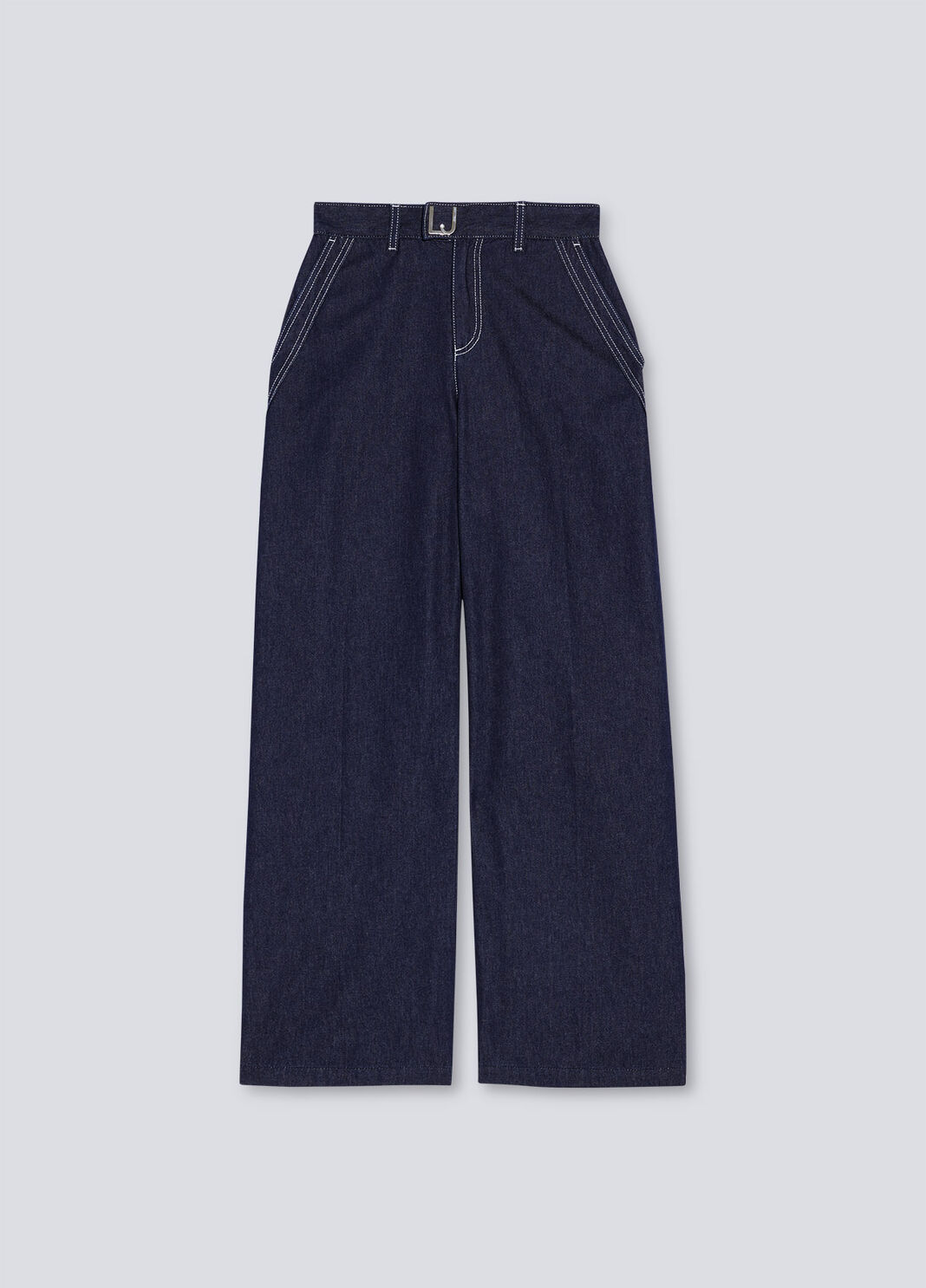 Jean palazzo denim bleu fonc&eacute; Liu Jo - large image number 5