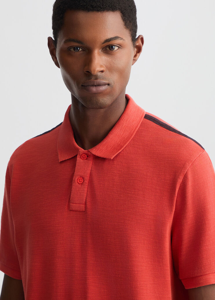 Melange polo shirt papaya Liu Jo - medium Melange polo shirt papaya Liu Jo - medium