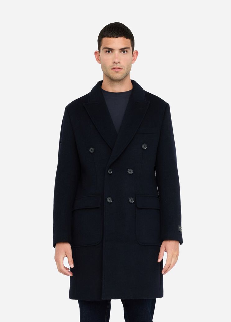 Double-breasted wool and cashmere coat dark blue Liu Jo - medium Double-breasted wool and cashmere coat dark blue Liu Jo - medium