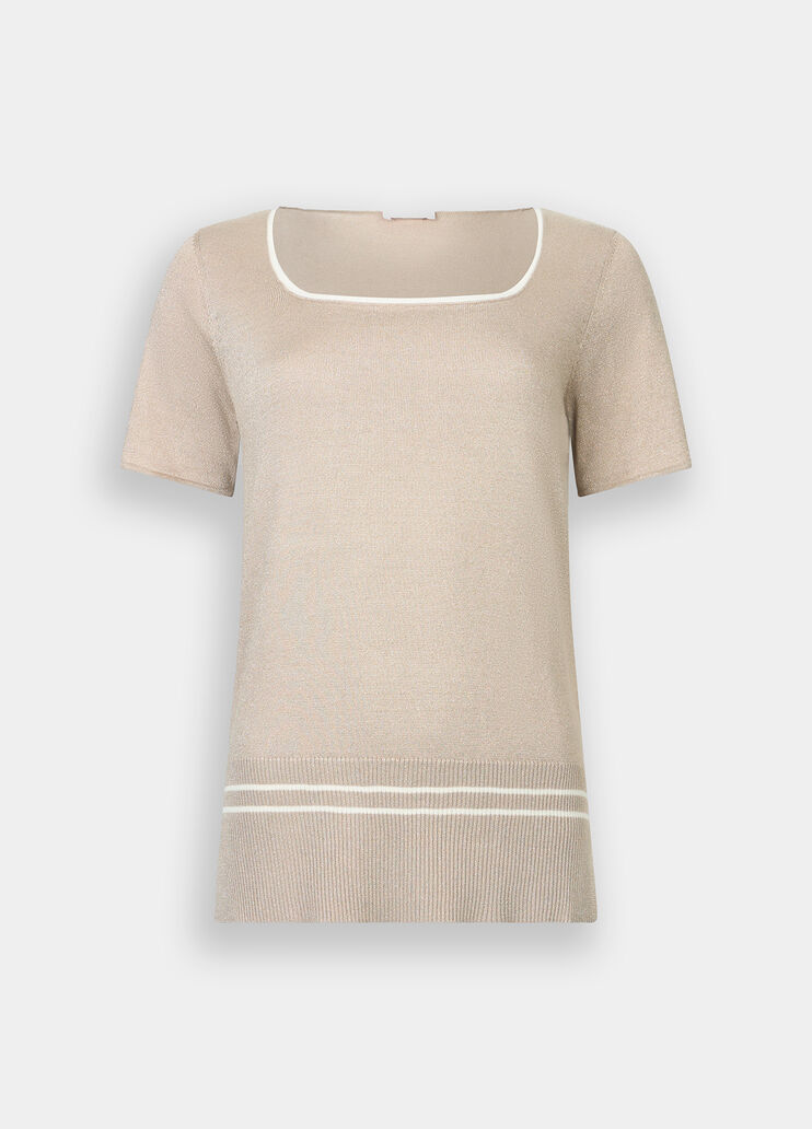 Pullover Liu Jo Better Champagner Liu Jo - large image number 4