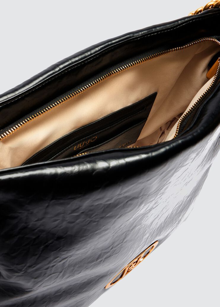 Bolso hobo mediano LaPuffy negro Liu Jo - large image number 6 Bolso hobo mediano LaPuffy negro Liu Jo - large image number 6