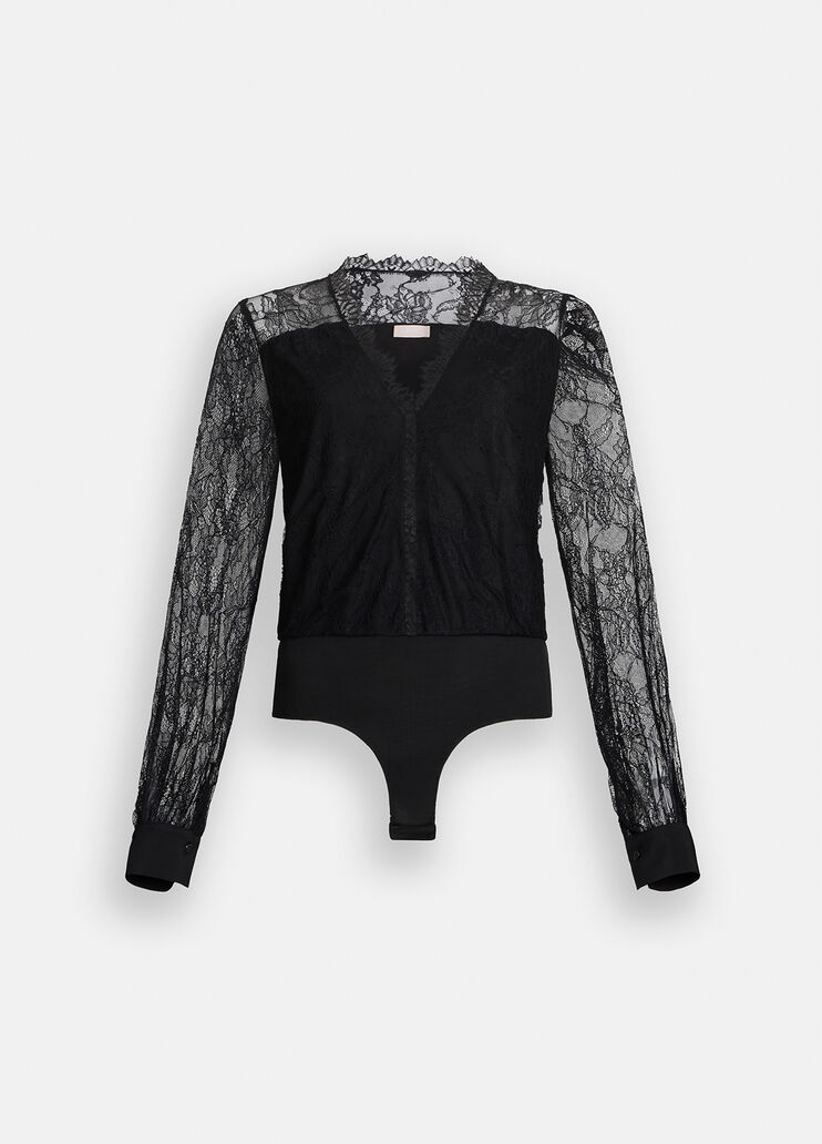 Lace body black Liu Jo - large image number 6 Lace body black Liu Jo - large image number 6