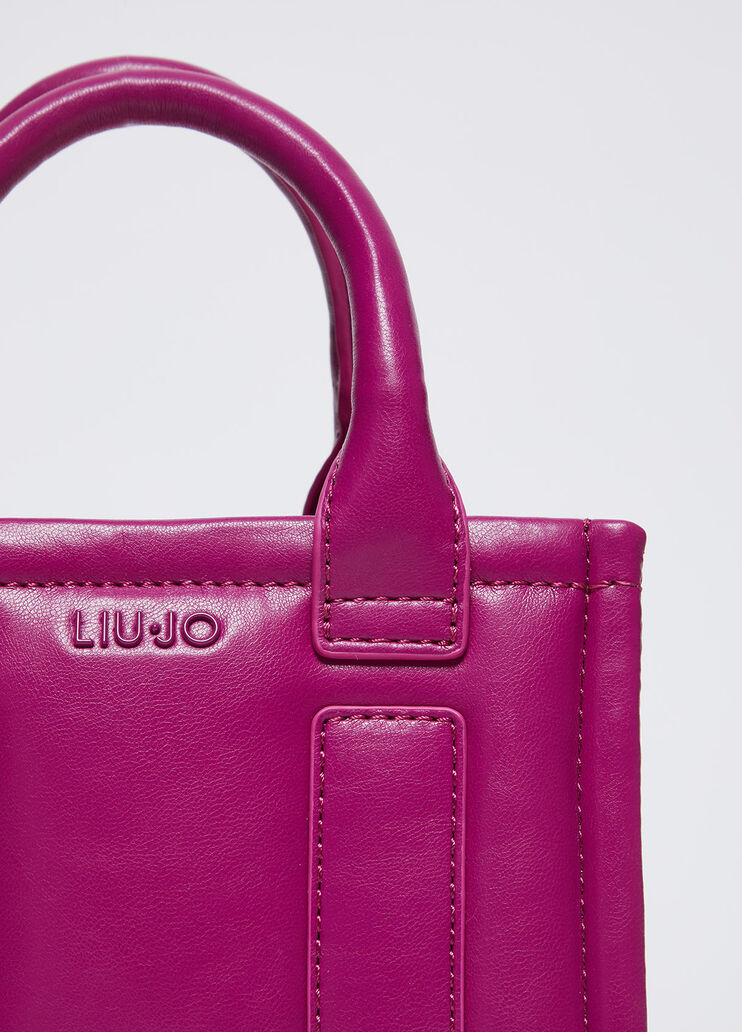 Mini crossbody bag shocking pink Liu Jo - large image number 4