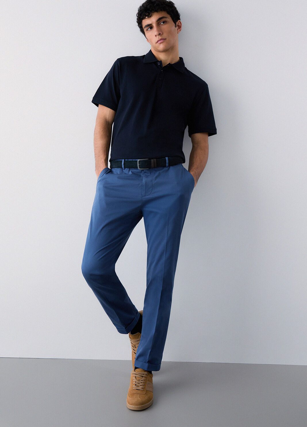 Chinohose in Slim-Fit Blau Liu Jo - large image number 3
