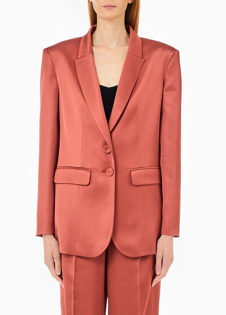 Satin suit blazer brown Liu Jo - medium Satin suit blazer brown Liu Jo - medium