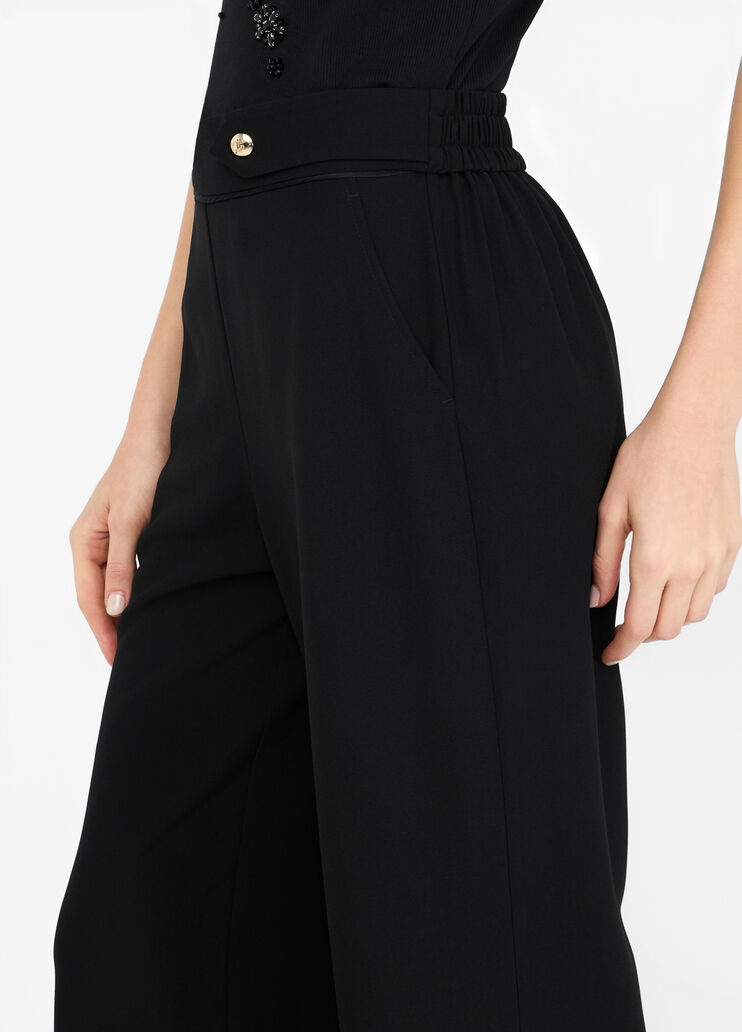 Cady crepe trousers black Liu Jo - large image number 3