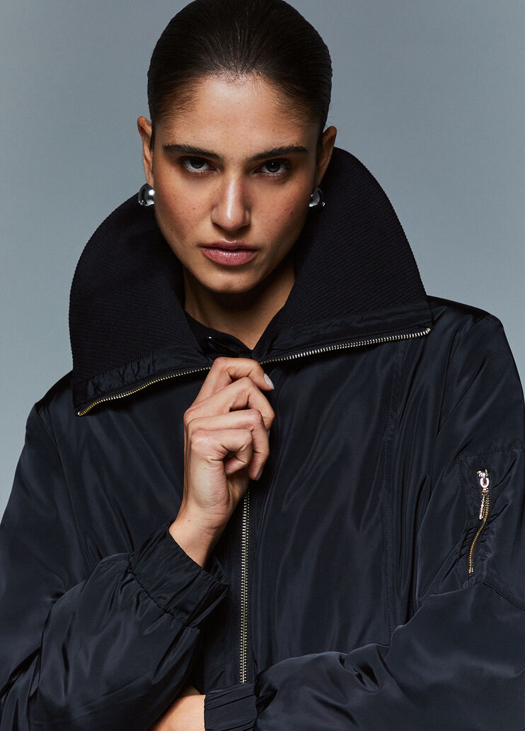 Giacca antivento con cintura nero Liu Jo - medium