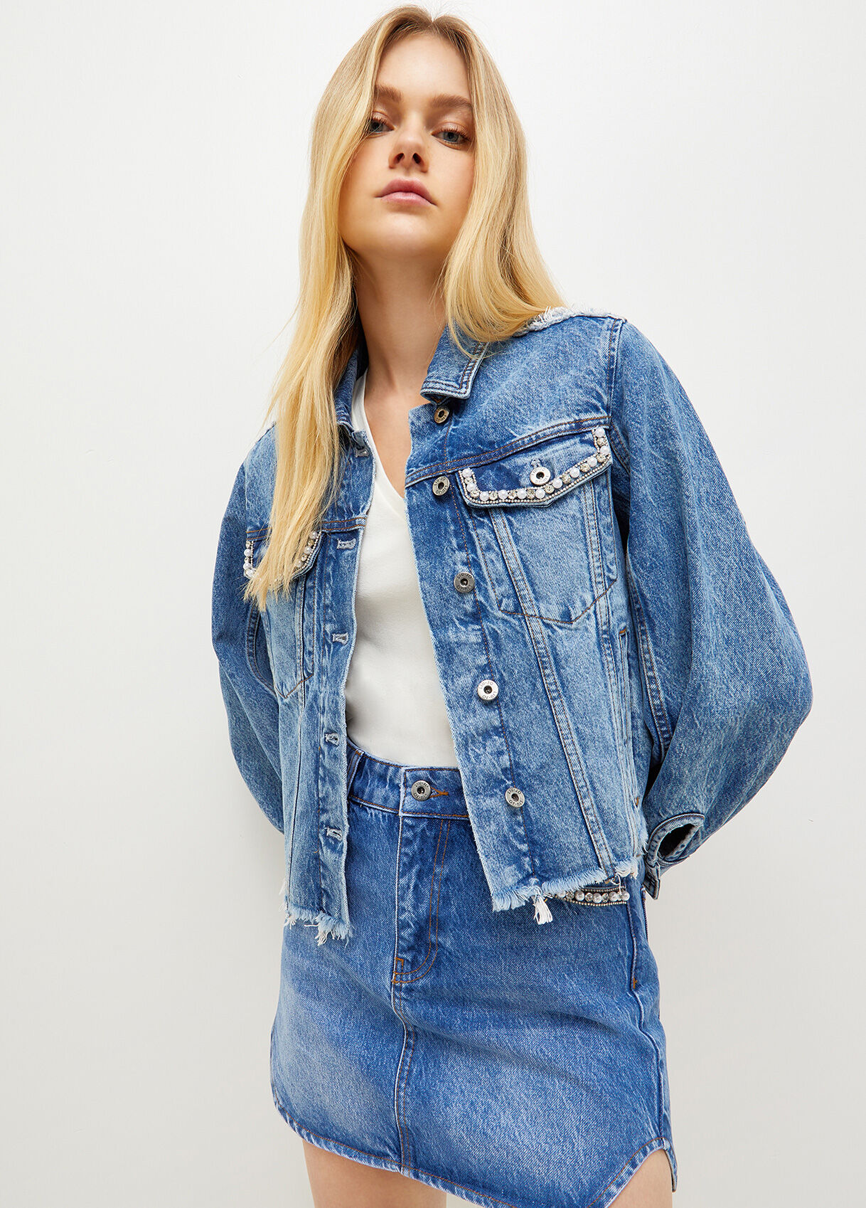 fashion world denim jacket