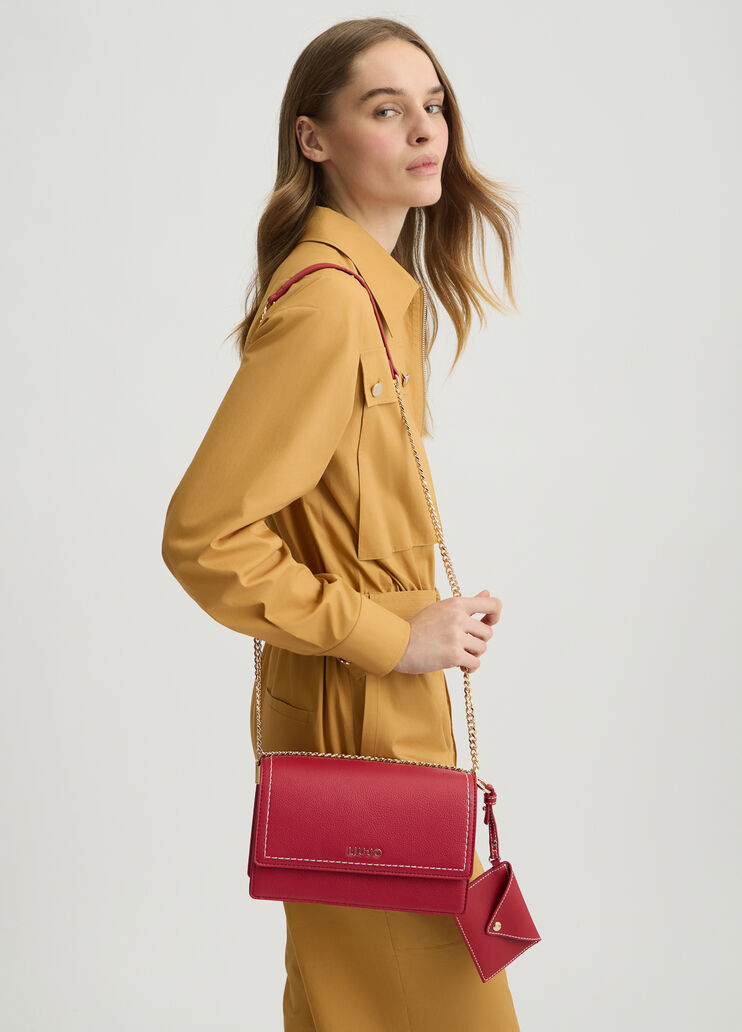 Small crossbody bag with clutch bag red Liu Jo - medium