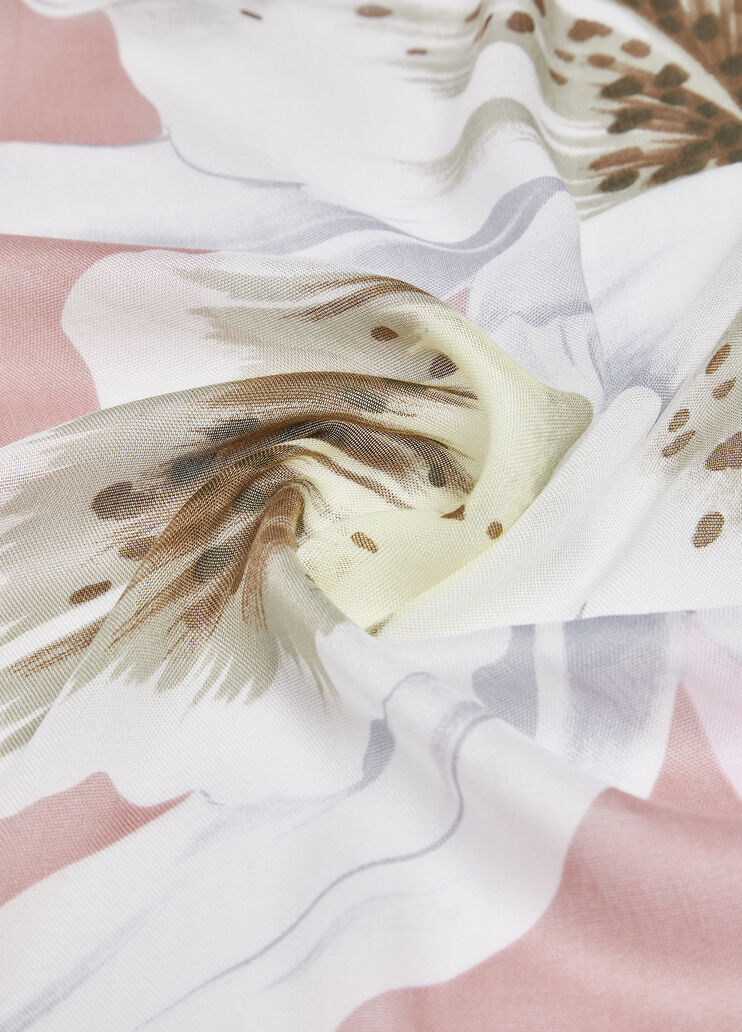 Foulard grande con orchidea rosa Liu Jo - medium