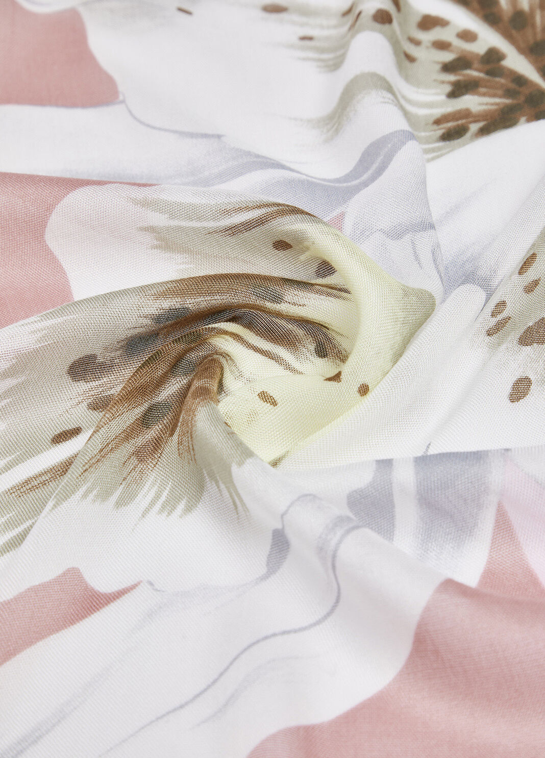 Foulard grande con orchidea rosa Liu Jo - large image number 3