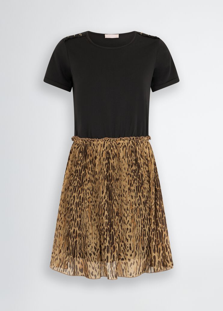 Dress with animal print black Liu Jo - large image number 6 Dress with animal print black Liu Jo - large image number 6