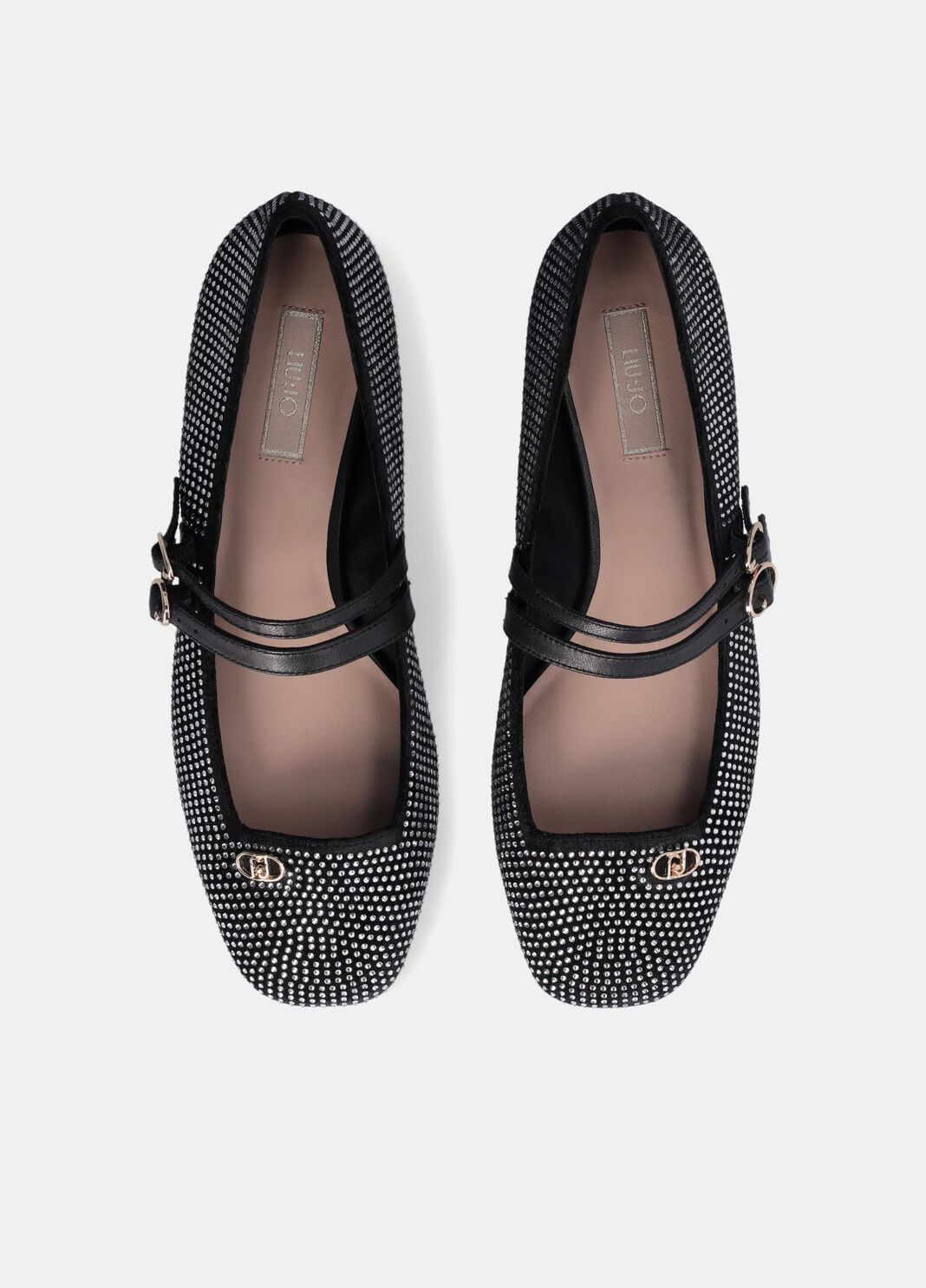 Full Rhinestone Ballet Flats black Liu Jo - large image number 4