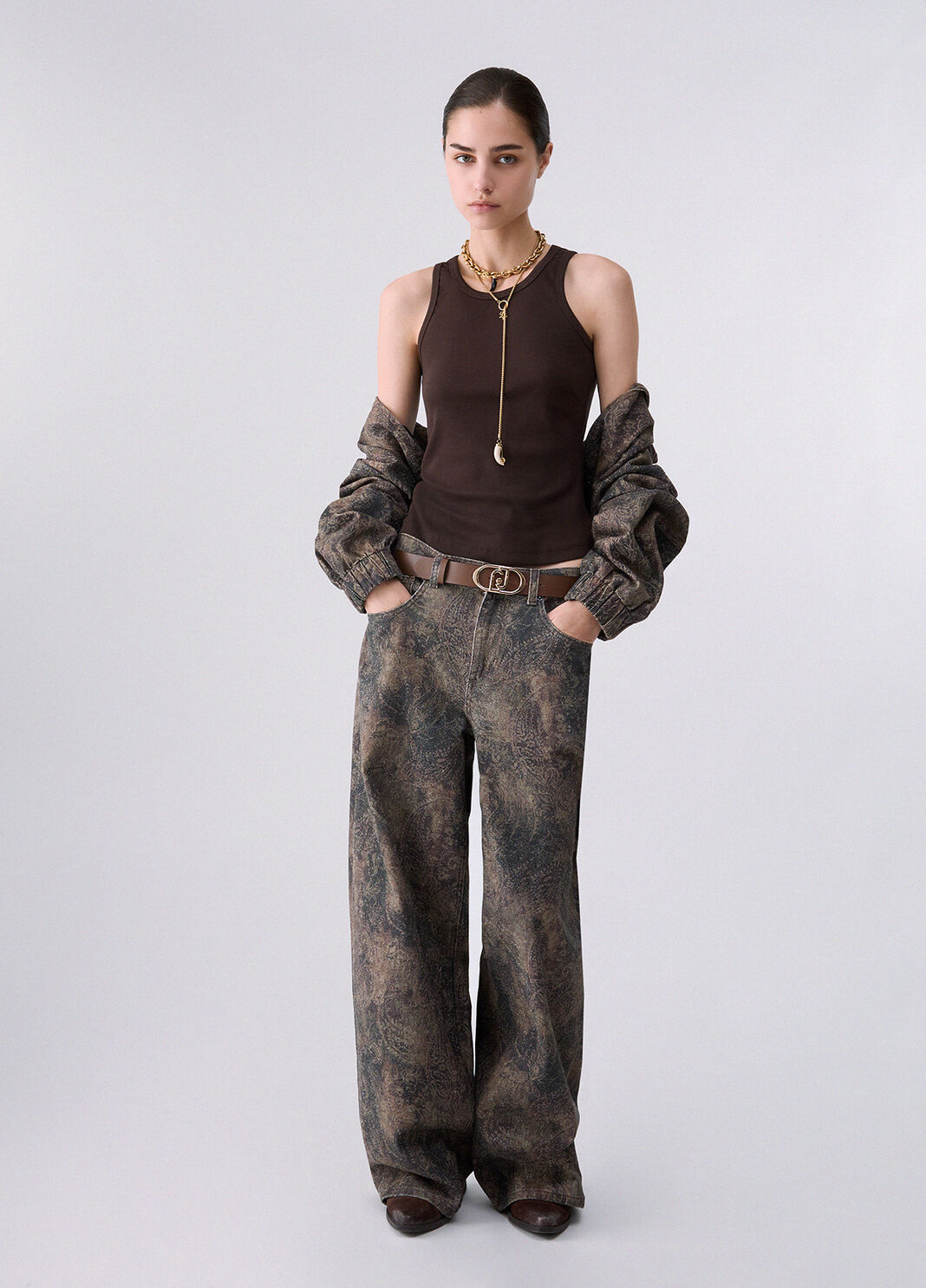 Top in jersey black Liu Jo - large image number 5