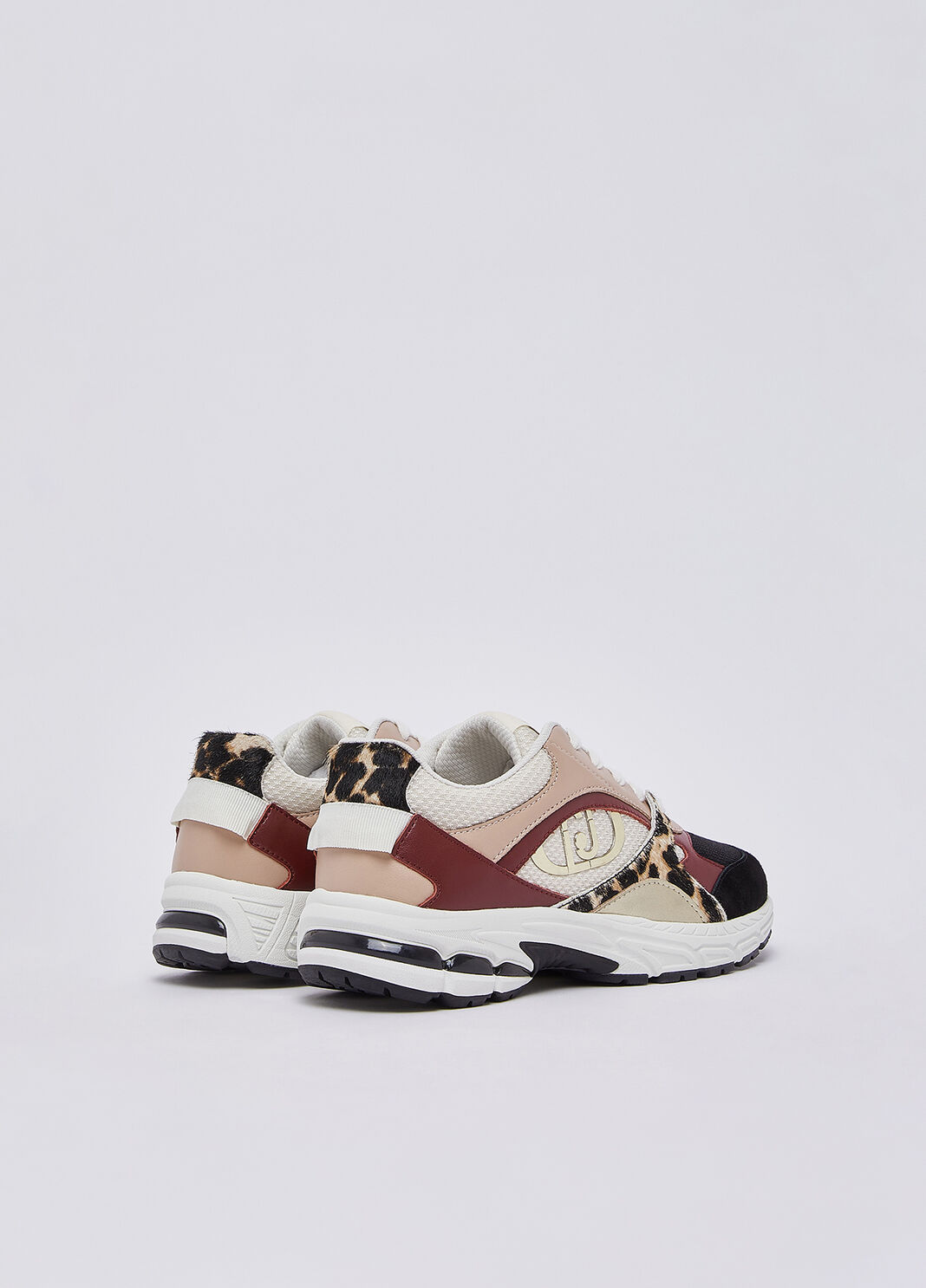 Sneakers mit Ponyfell-Details Schwarz/Nude Liu Jo - large image number 3